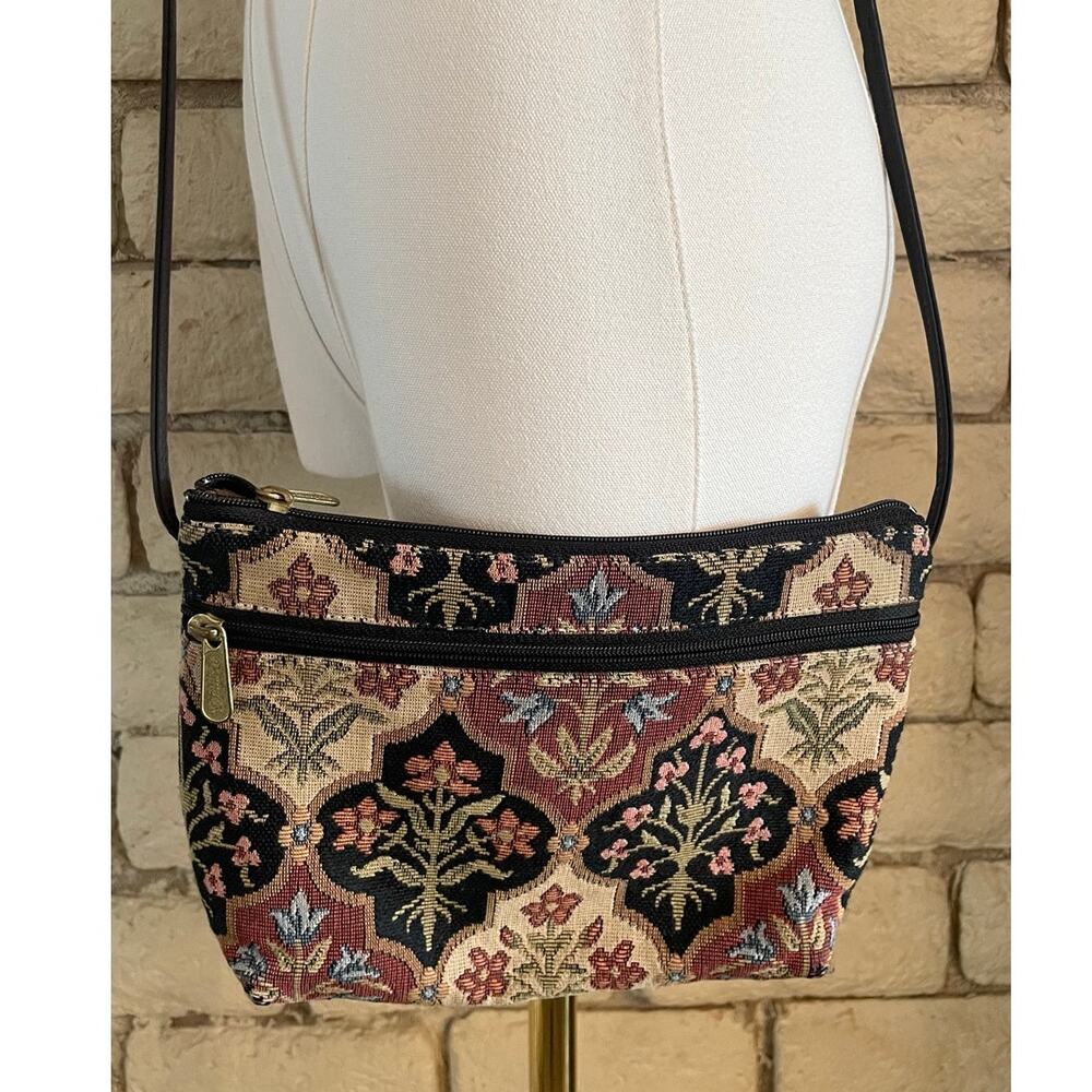 Danny K. Tapestry Crossbody Bag‎ Vintage Handbags